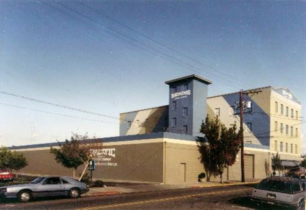 Pacific Logistics & Relocation's McClellan, California building in the 1980s