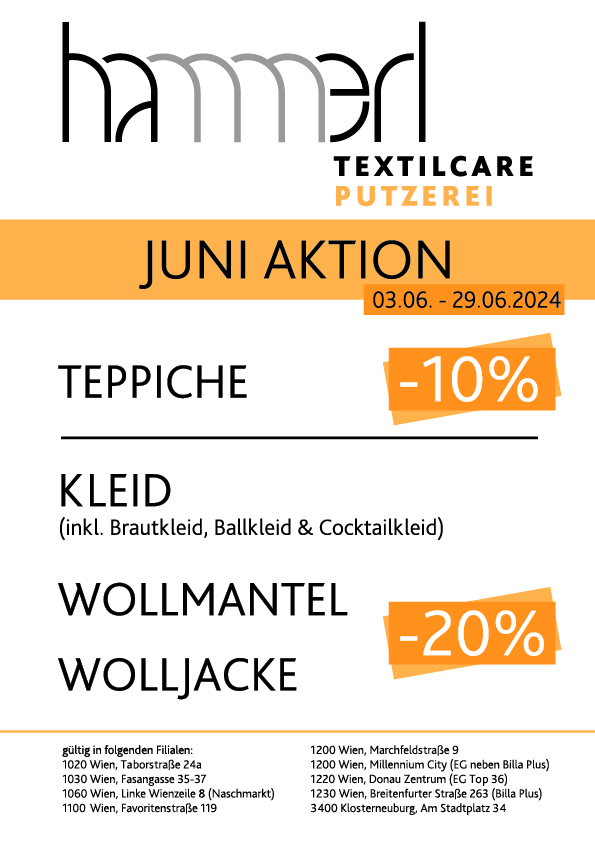 Hammerl TextilCare (Putzerei/Textilreinigung) Wien 01 27110711060