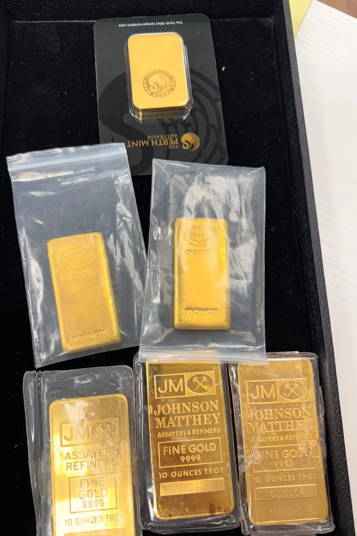 Gold bars