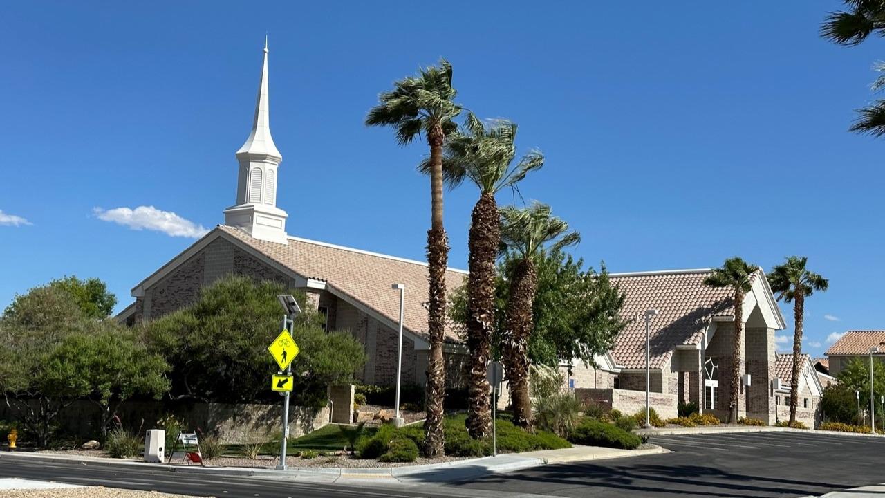 The Church of Jesus Christ of Latter-day Saints on Pebble  Road and Topaz Street.
