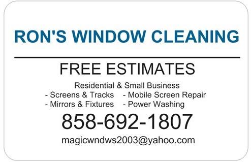 Ron's Window Cleaning