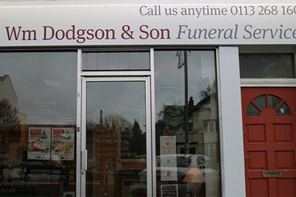 Wm. Dodgson & Son Funeral Services Moortown Wm. Dodgson & Son Funeral Services Leeds 01138 874330