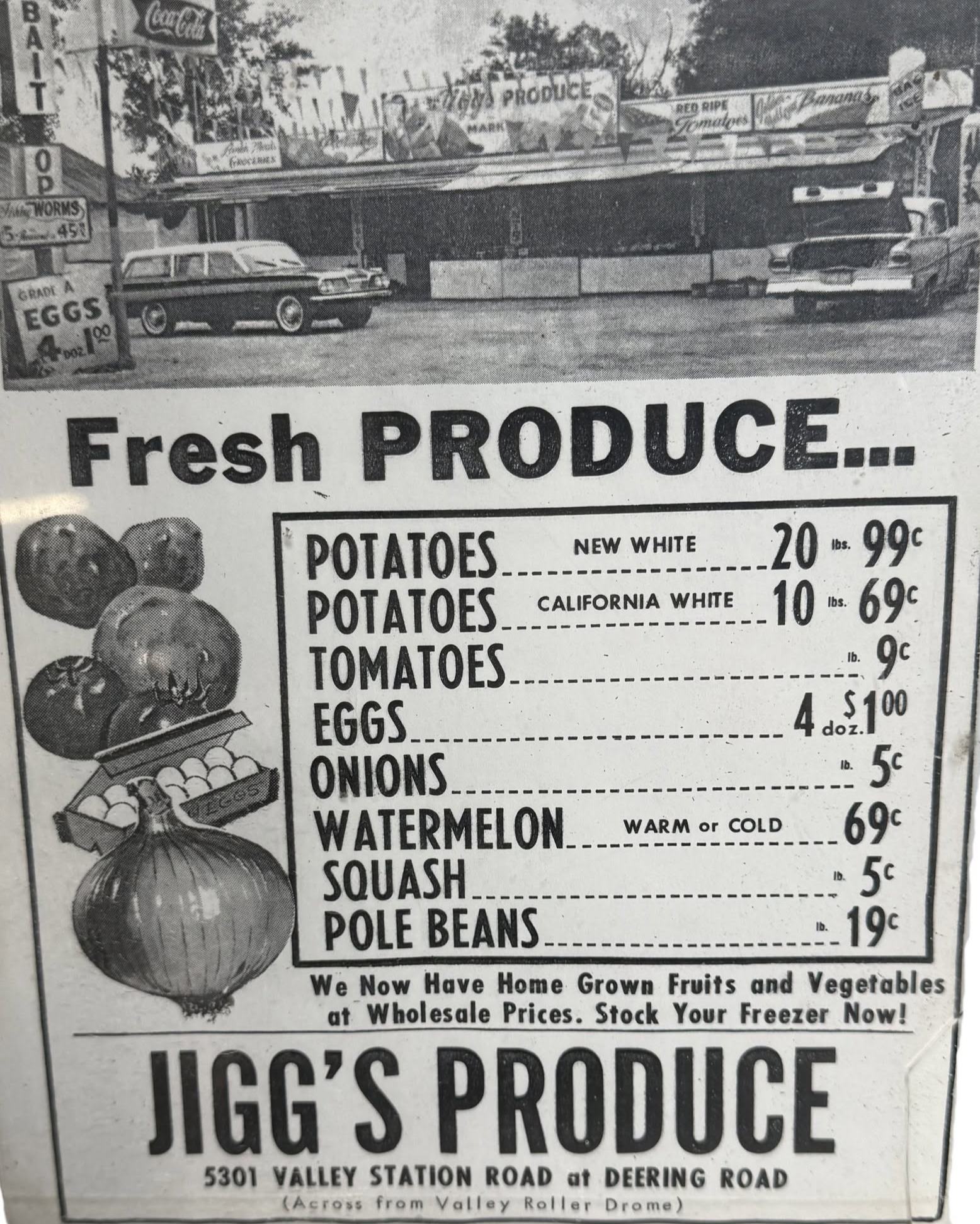 Where's Jake Wednesday? He's at Jiggs Fruit Market in Valley Station, a 4th-gen family business since 1957. Run by Chad and Liz Melton, they offer fresh field-grown produce and Kentucky-raised meats. Visit them today at 5301 Valley Station Rd!