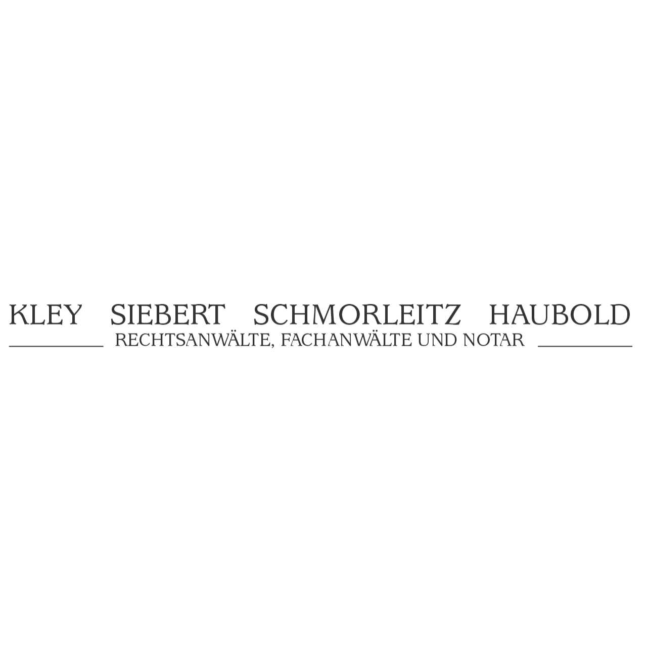 Logo KLEY • SIEBERT • SCHMORLEITZ • HAUBOLD Rechtsanwälte, Fachanwälte und Notar