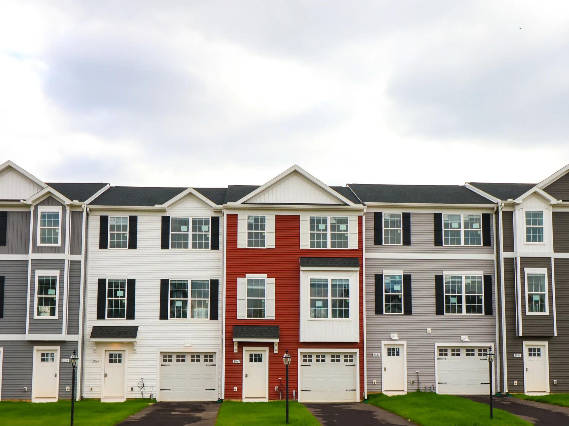 Exterior View of Townhomes at Terraces at Shepherdstown in Mechanicsburg, PA