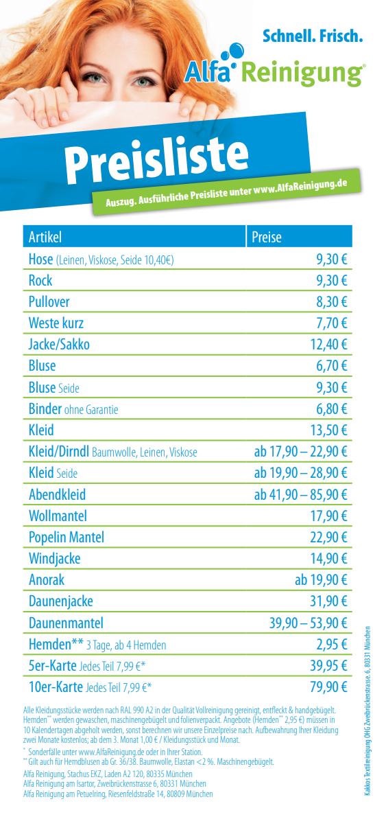 Alfa Reinigung Isartorplatz | Inhaber: Panos Kakkos, Zweibrückenstraße 6 in München