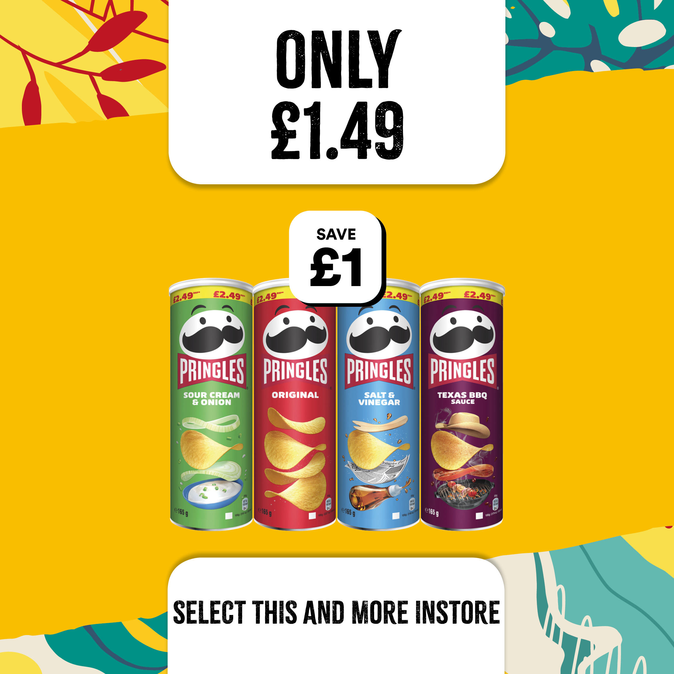 only £1.49 on pringles at select convenience Select Convenience Huddersfield 01484 541193