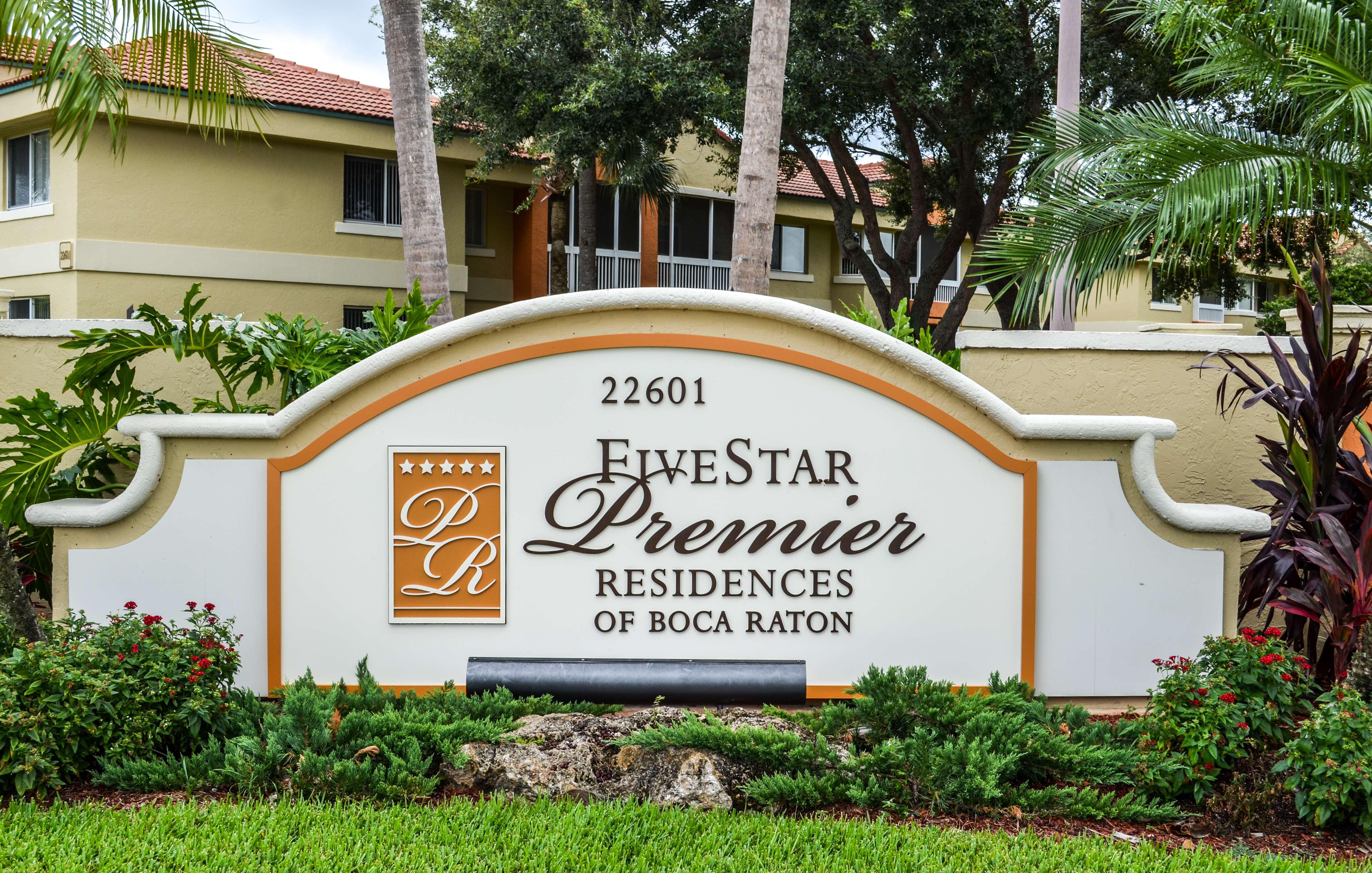 Five Star Premier Residences of Boca Raton front sign