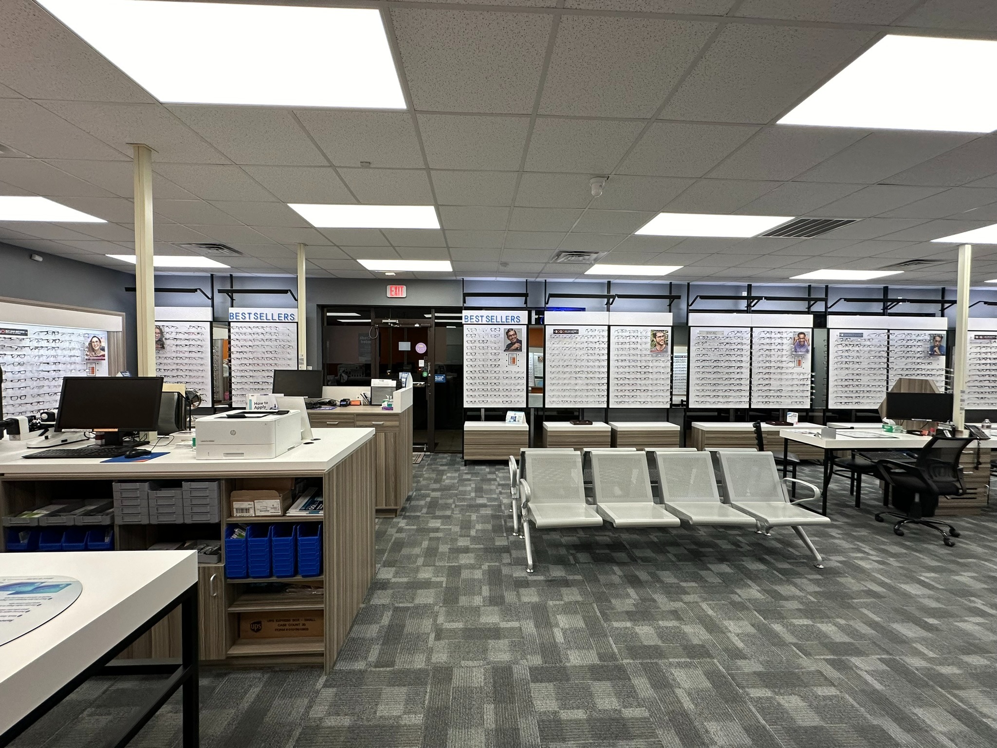 Store Waiting Area at Stanton Optical Store Carrollton TX 75006