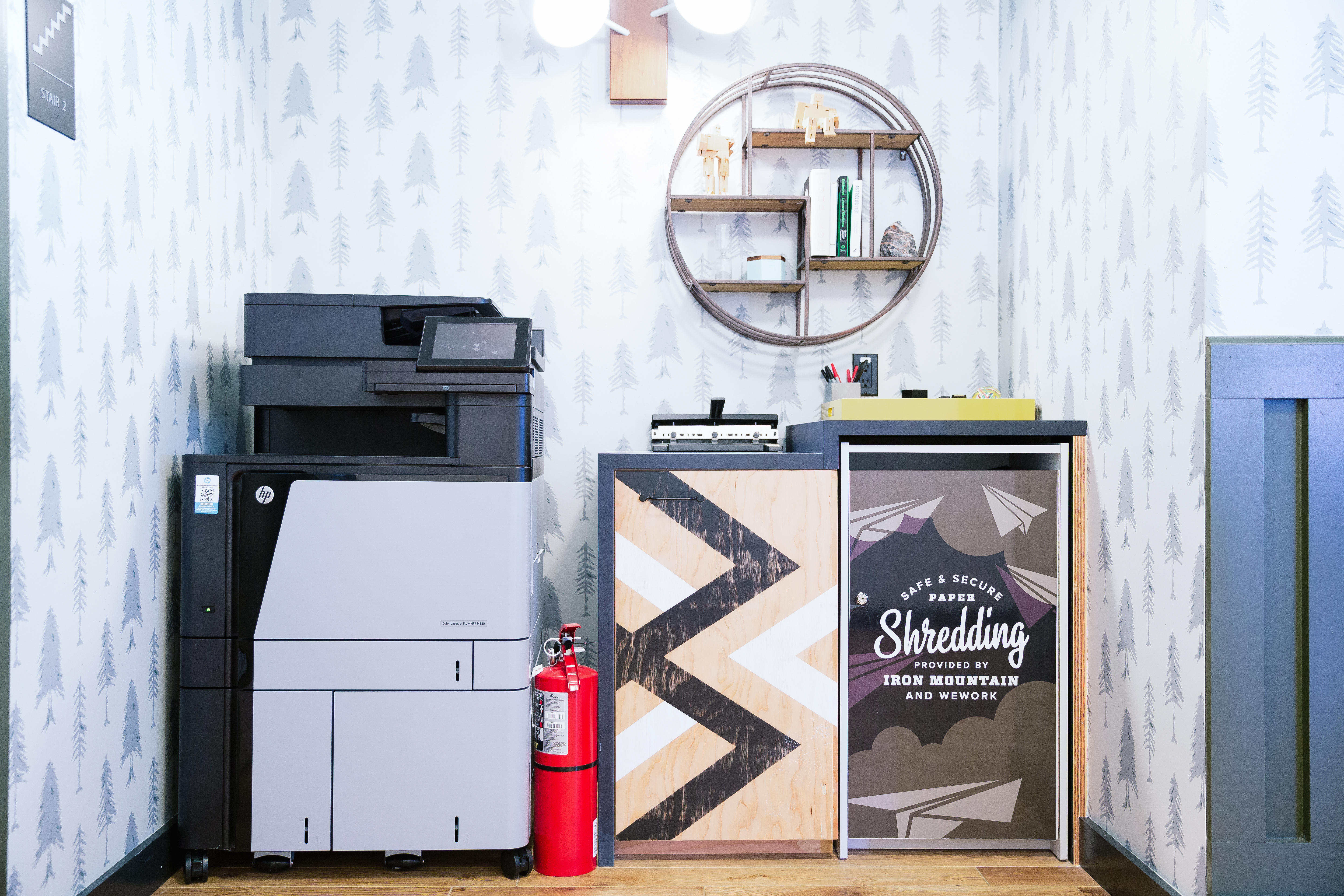 Example shown: Printing Nook (Westlake Tower, Seattle) WeWork Gateway 6 Salt Lake City (801)252-5756