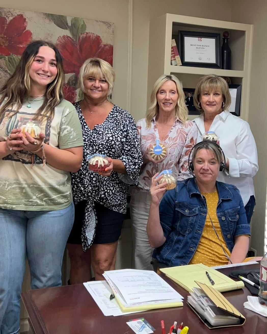 More treats from wonderful customers. A delicious bundt cake delivery for our team in appreciation for going above and beyond. We are grateful for your kindness, support, and thoughtfulness.