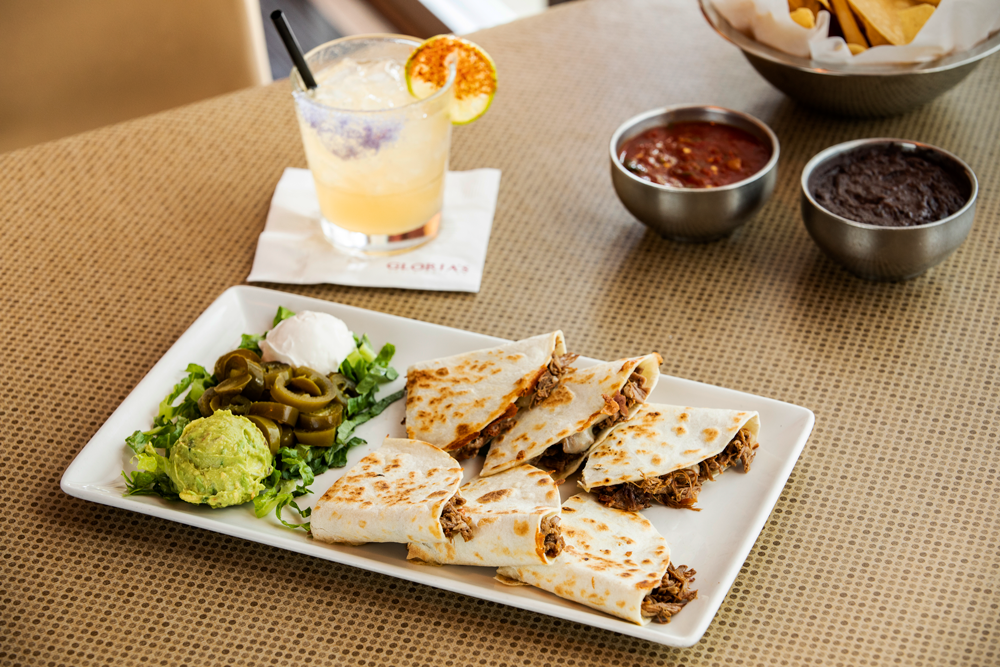 Brisket Quesadillas Gloria's Latin Cuisine Arlington (817)701-2981