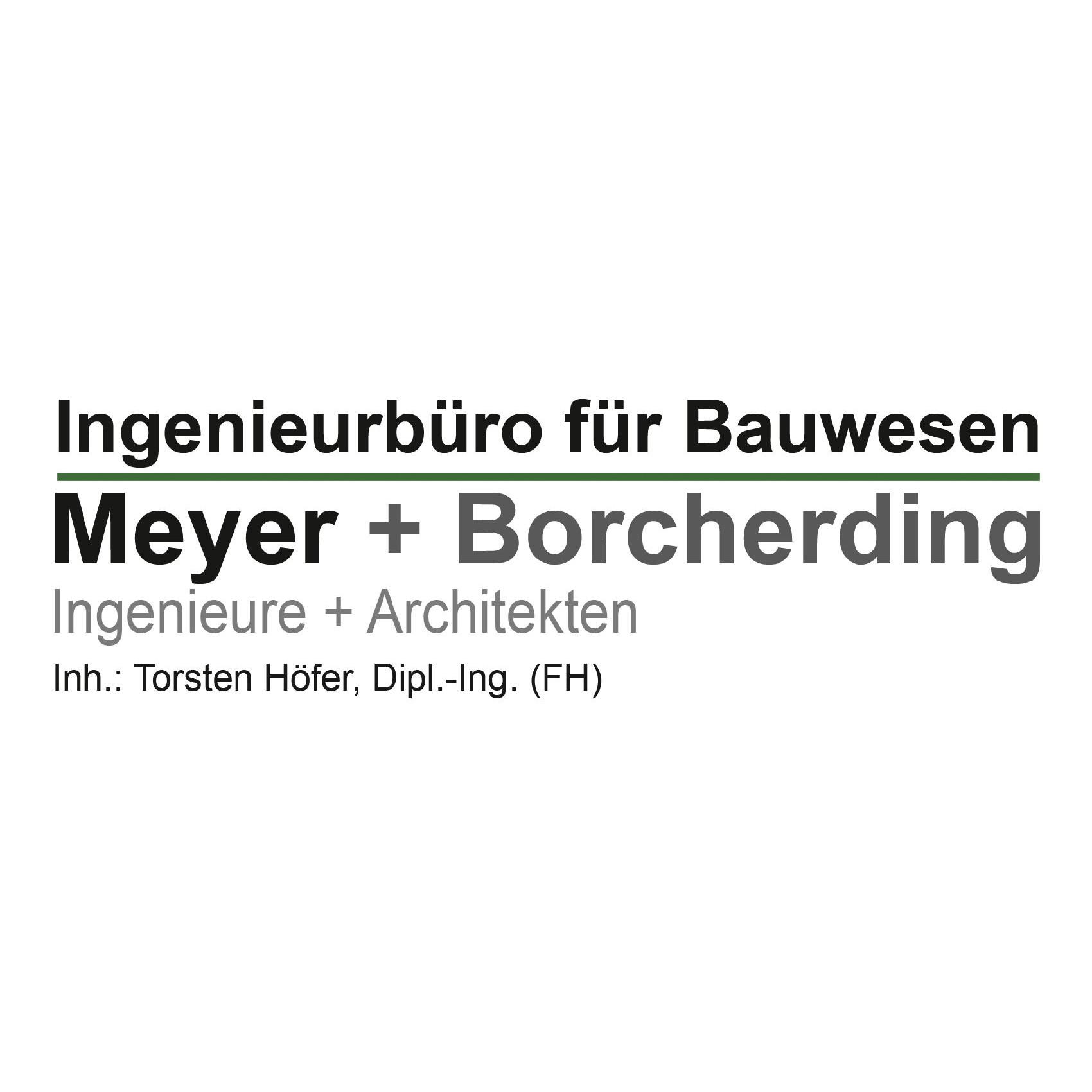 Logo Meyer & Borcherding Inh. Torsten Höfer Dipl.-Ing. (FH) Ingenieurbüro für Bauwesen