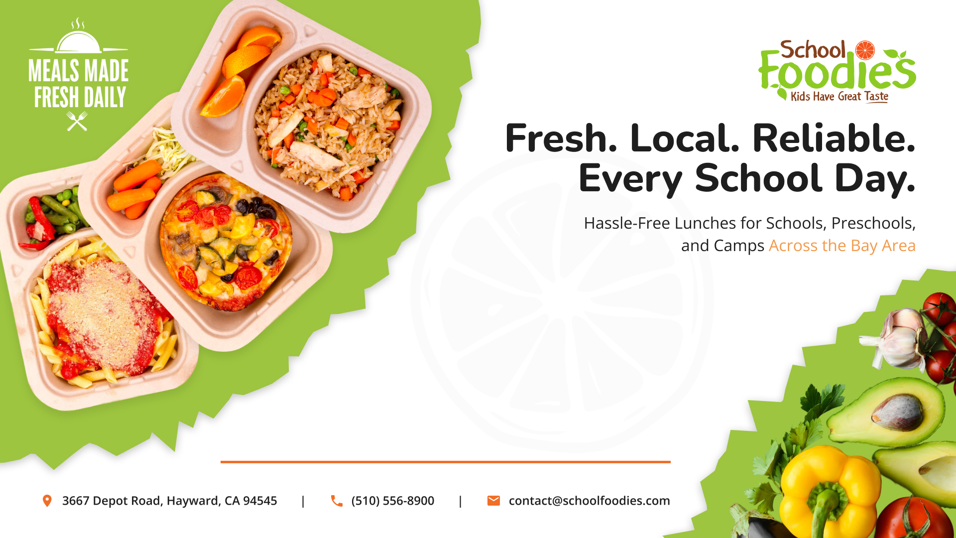 Healthy School Lunch Delivery in San Francisco
