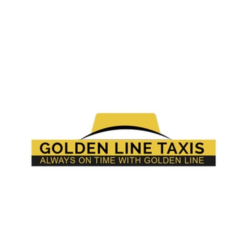 LOGO Golden Line Taxis - Airport Taxi Transfers Warwick 01926 888850