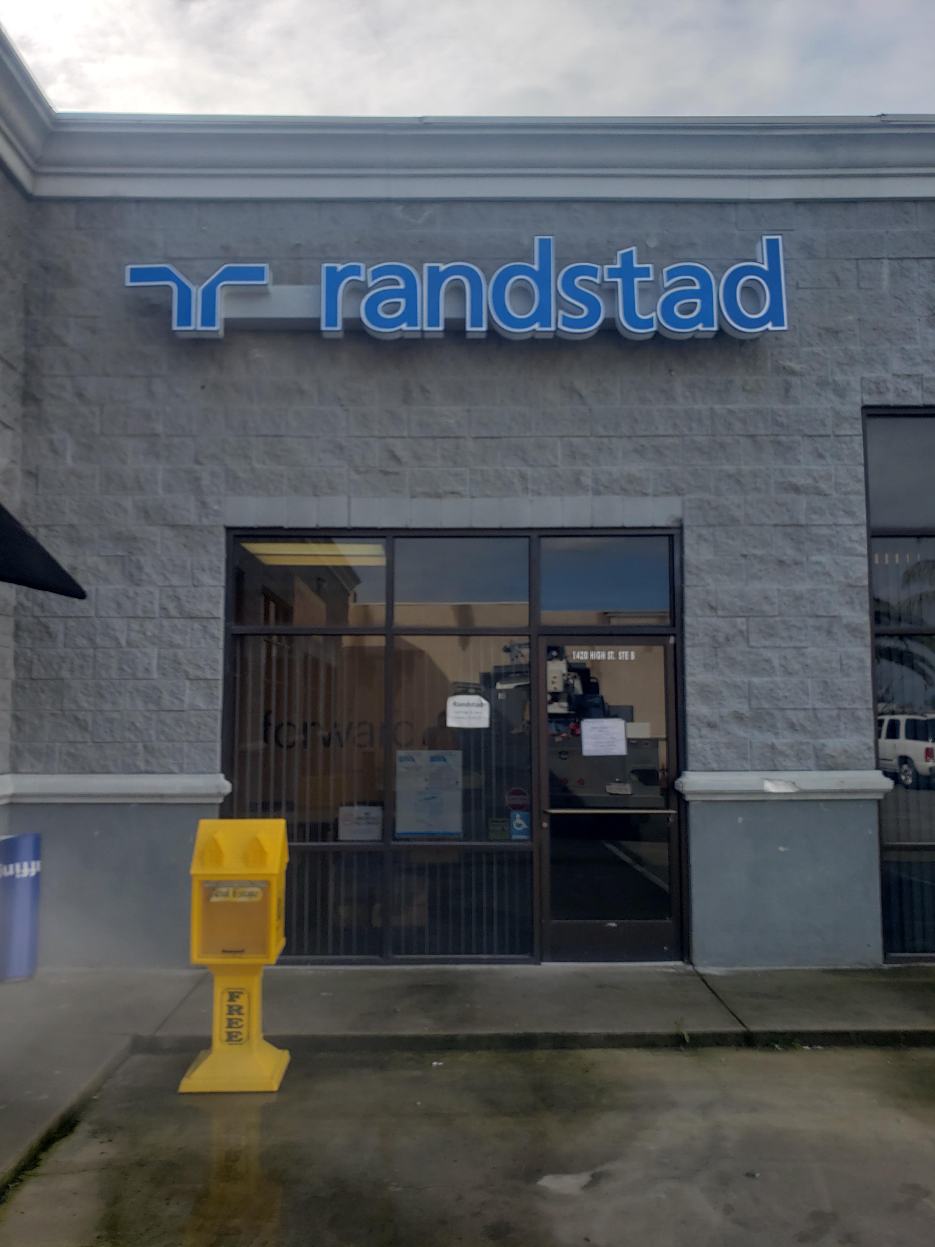 Randstad Delano front of office.