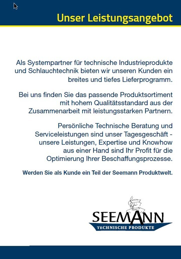 Seemann Technische Produkte GmbH, Im Bärengarten 11 in Mössingen