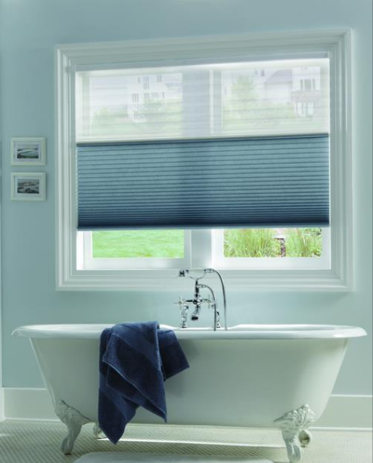 Quiet the noise of the outside world with Honeycomb Cellular Shades. Budget Blinds of Rockwall, Terrell, and Greenville have an extensive of colors and cell sizes to fit any style and space.