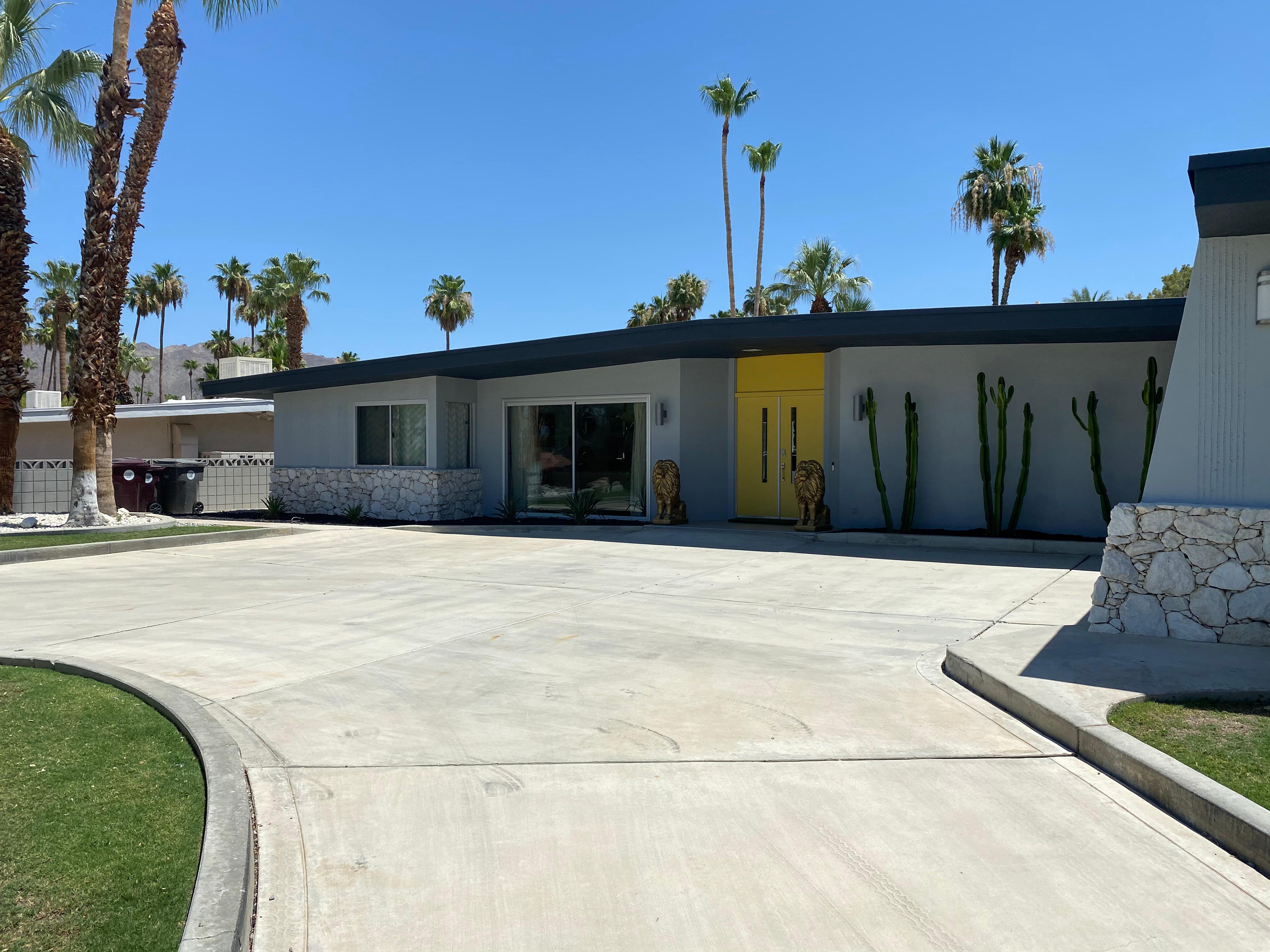 Post Modern exterior repaint in Palm Springs