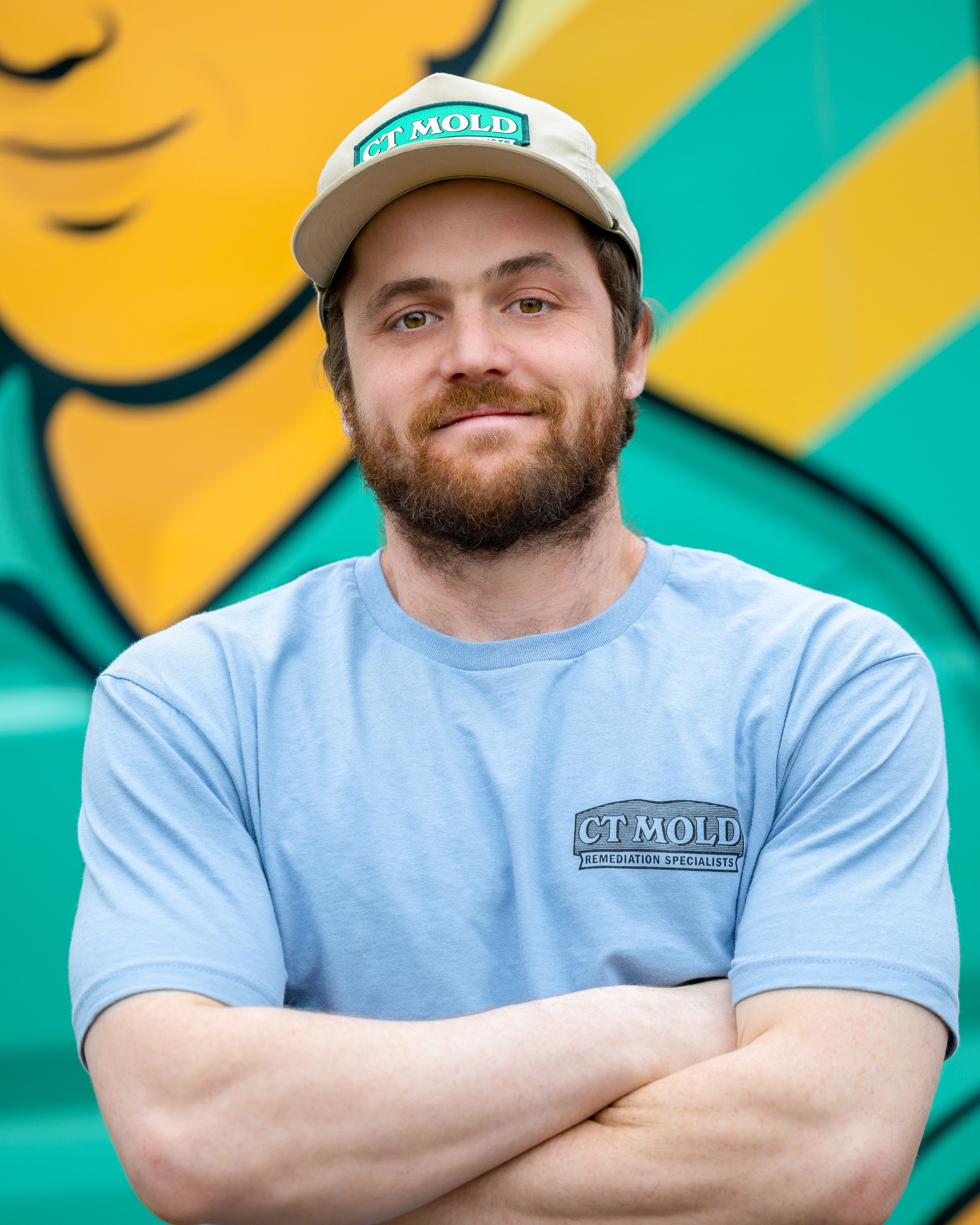 Dylan Bytter, Service Technician, on site for CT Mold Remediation Specialists. 