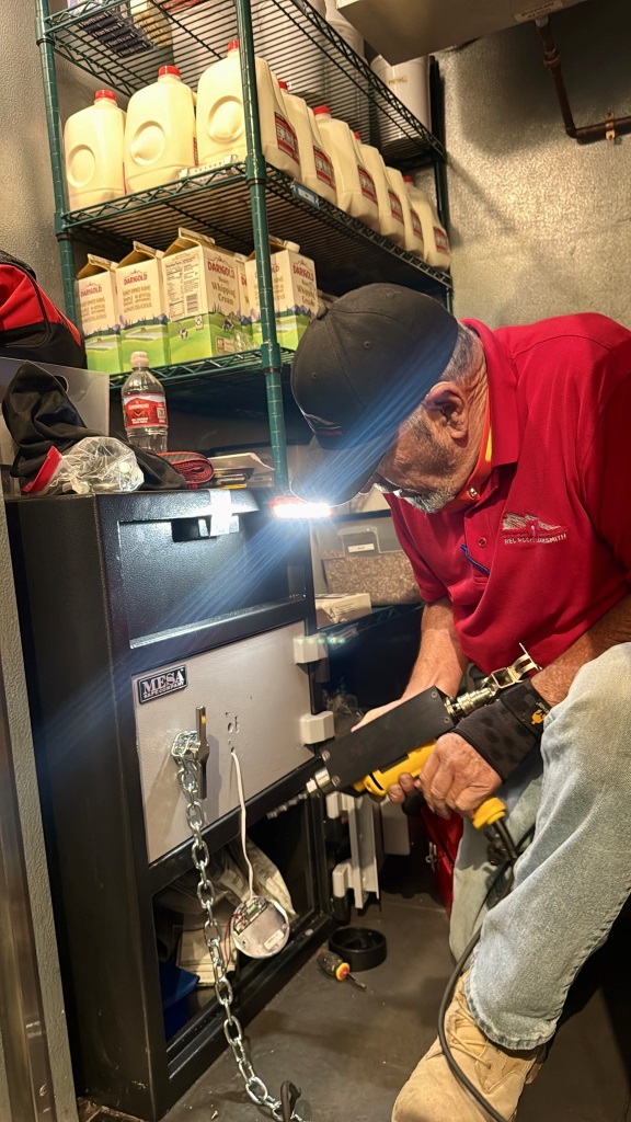 Emergency Locksmith Drilling Safe