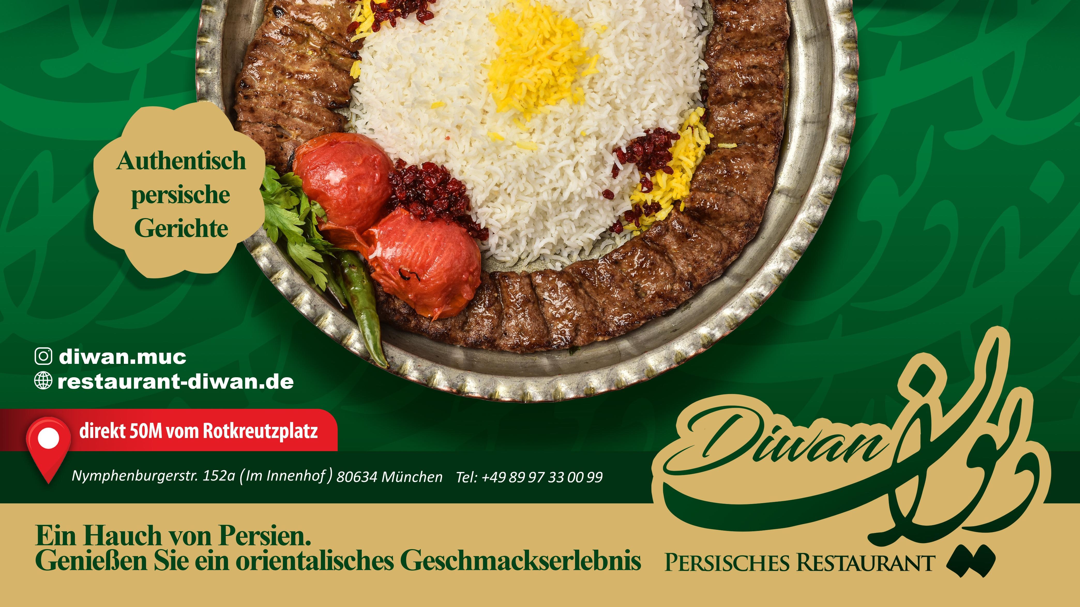 Restaurant Diwan München 089 97330099