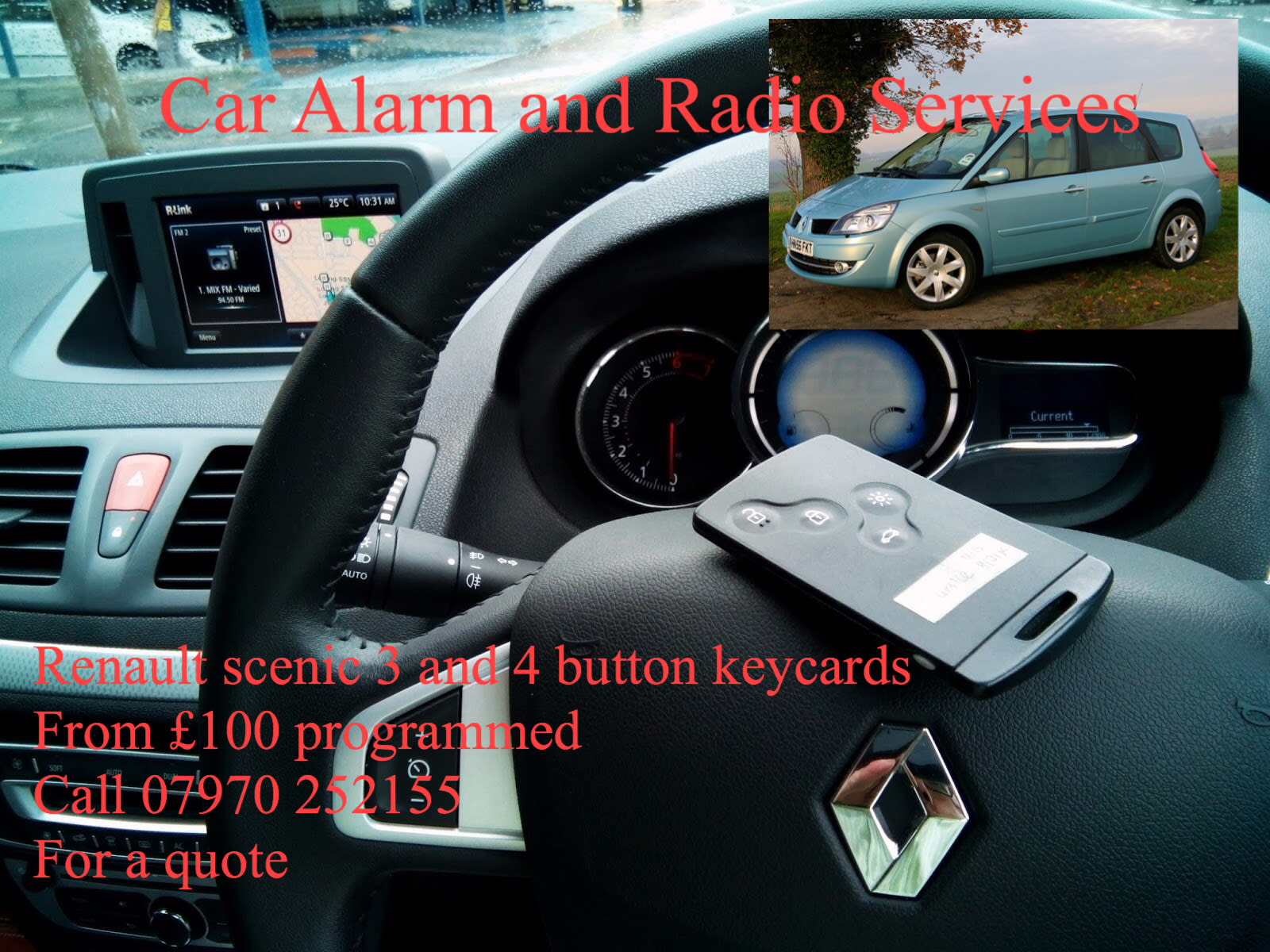 Car Alarm & Radio Services Auto Electrical Specialists Swindon 07970 252155