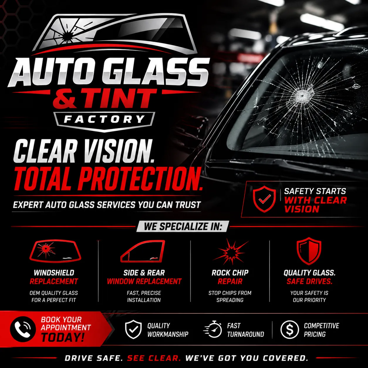 Auto Glass & Tint Factory