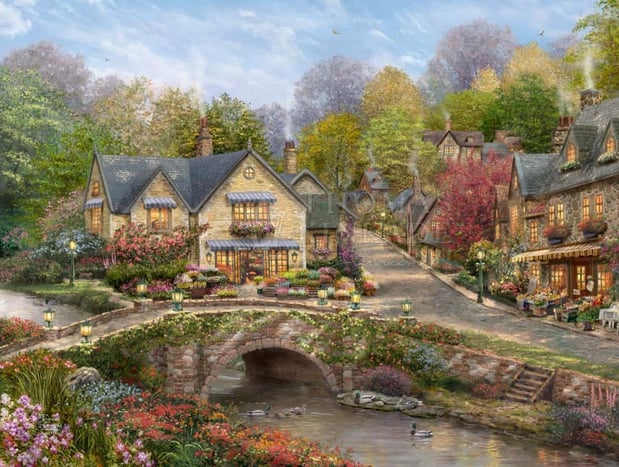 Images Thomas Kinkade Studio in the Garden