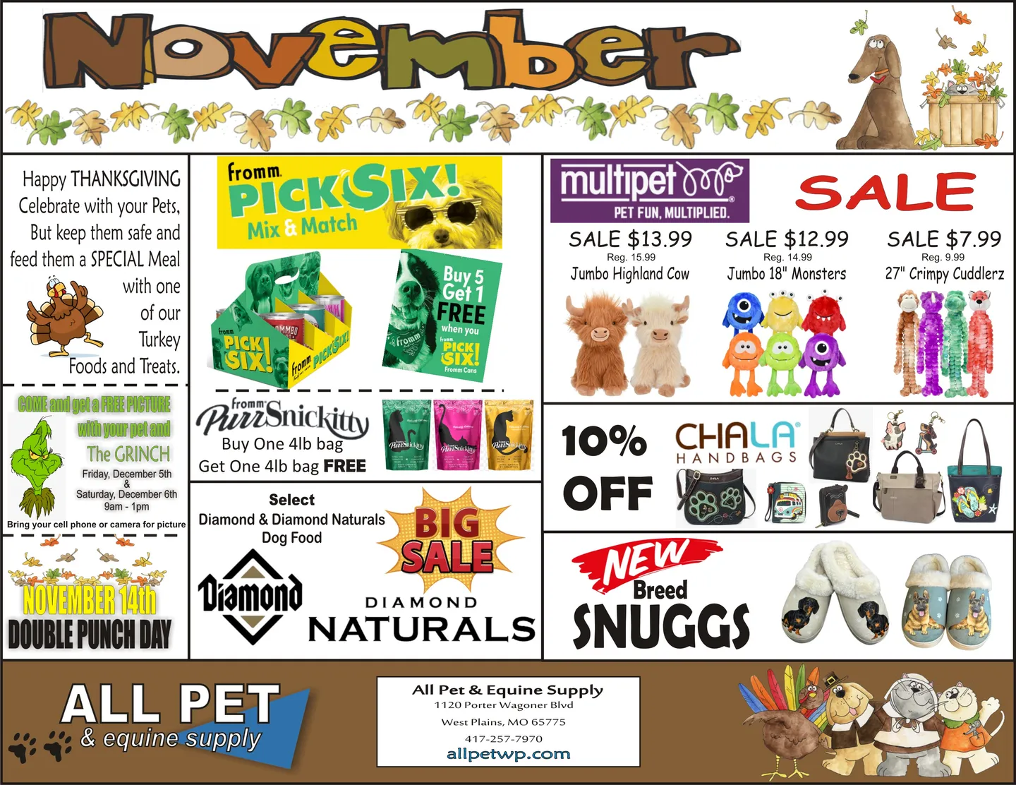 Image of Local Pet Event November specials 2025 Nearby