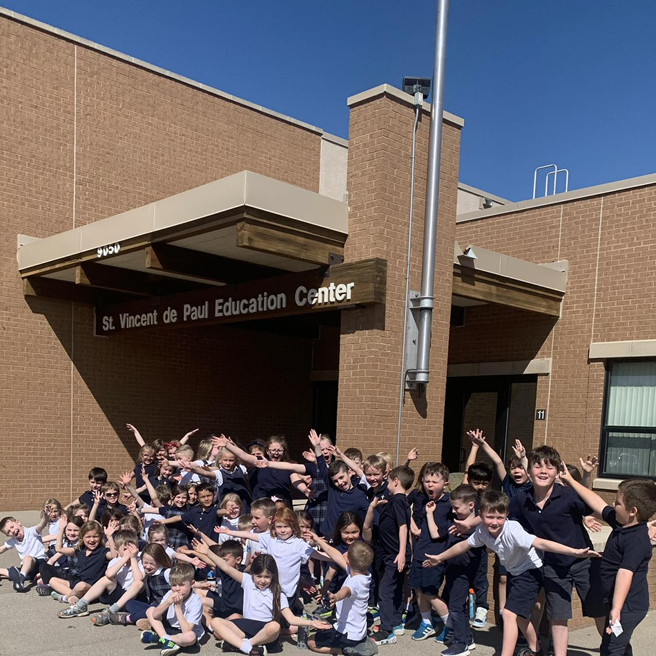 Spark a love of learning and a lifelong connection to faith. Explore St. Vincent de Paul School in Brooklyn Park. Call us to schedule a tour!