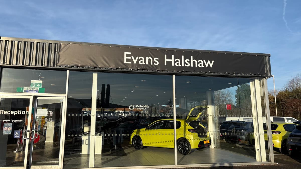Evans Halshaw Peugeot Mansfield Dealership Exterior