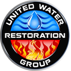 United Water Restoration Omaha Logo