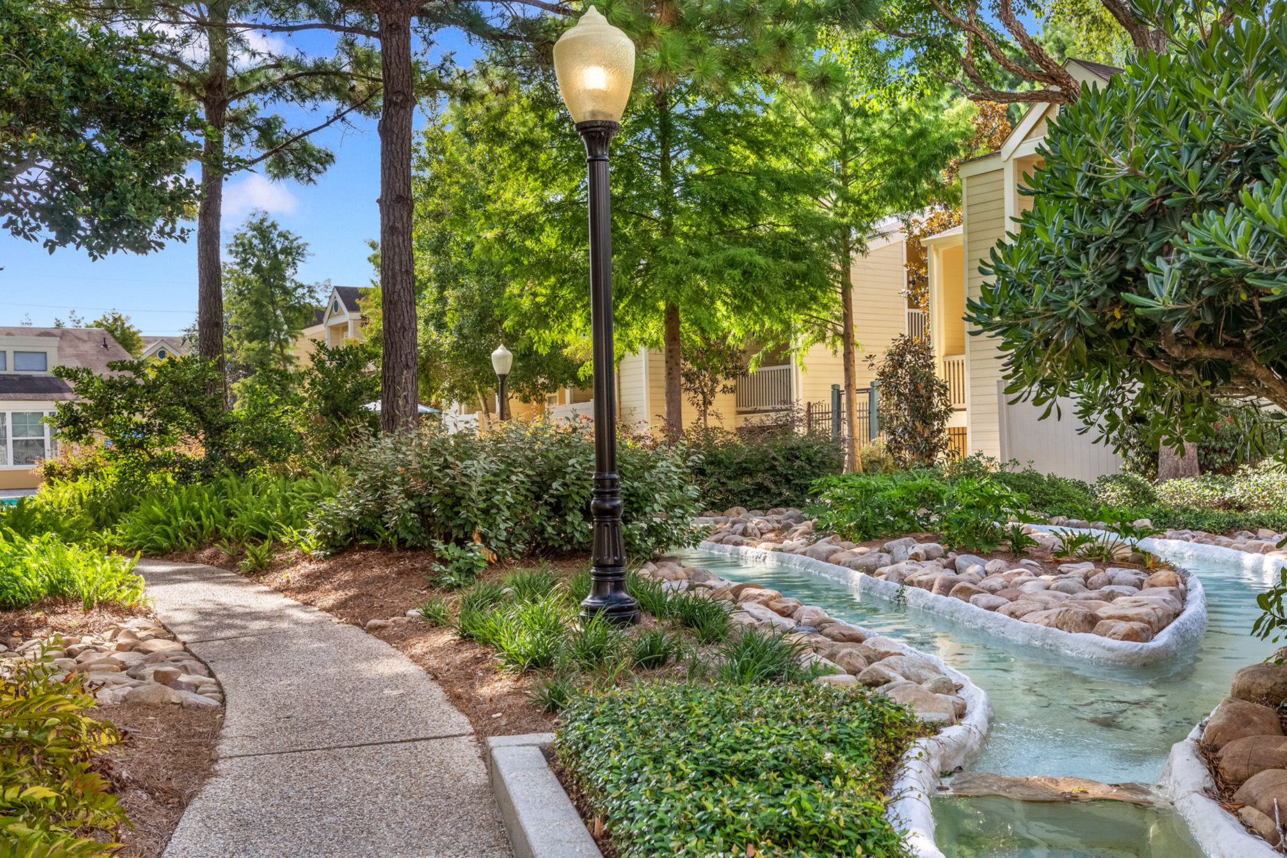 Flowing Creeks & Lavish Landscaping