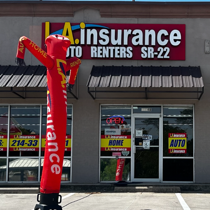 Exterior of the L.A. Insurance agency located at 3714 W Ledbetter Dr in TX