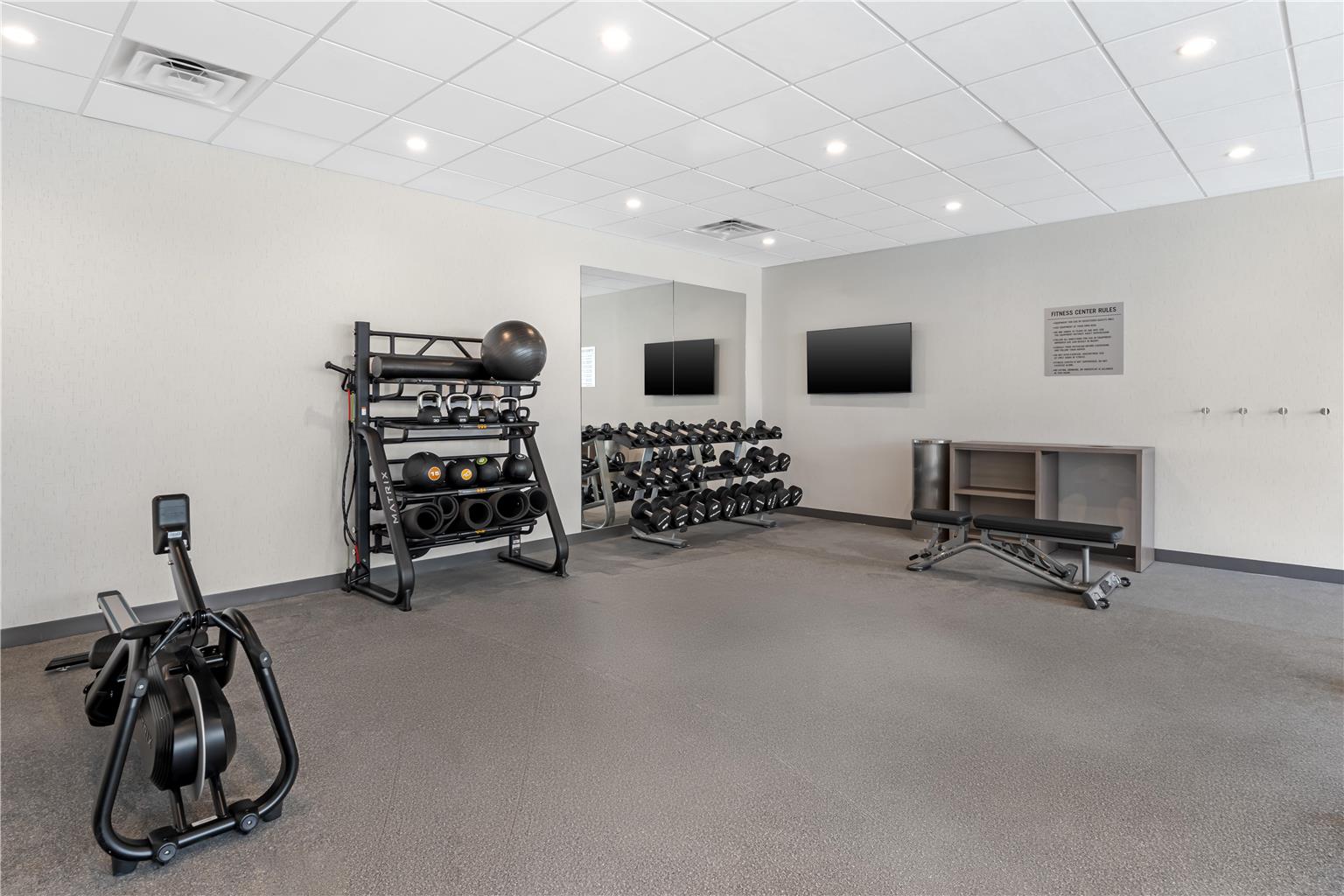 Health club fitness center gym