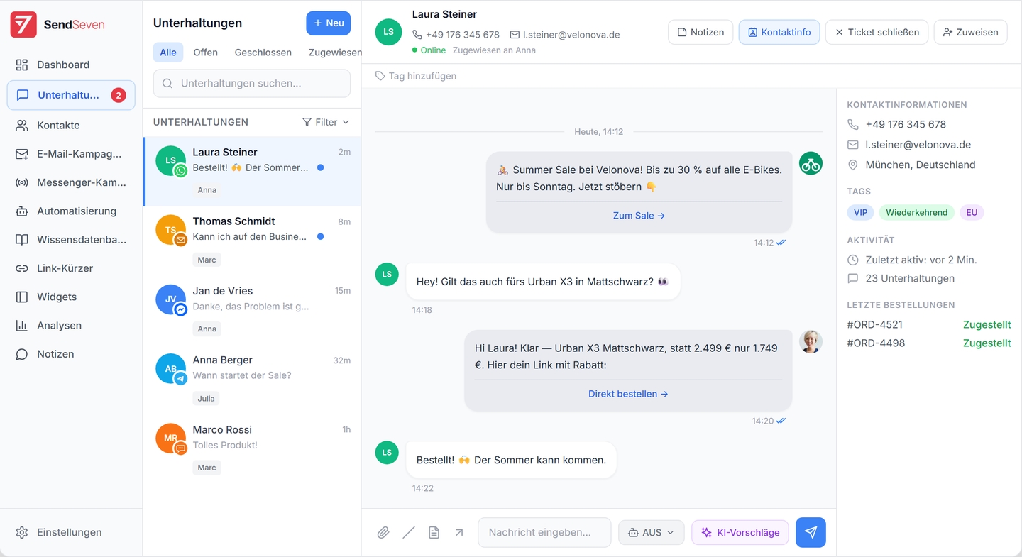 SendSeven GmbH, Werner-Haas-Str. 8 in Augsburg