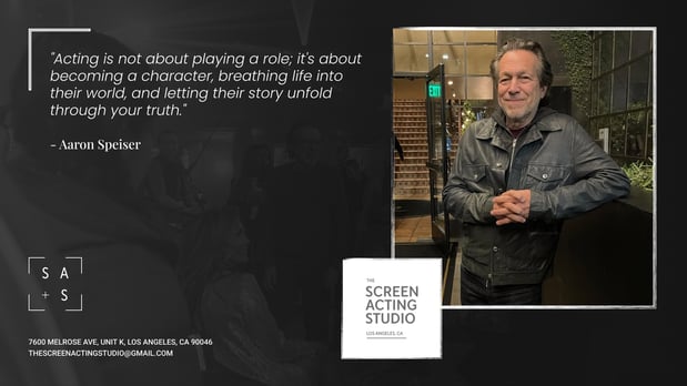 Images Aaron Speiser - The Screen Acting Studio