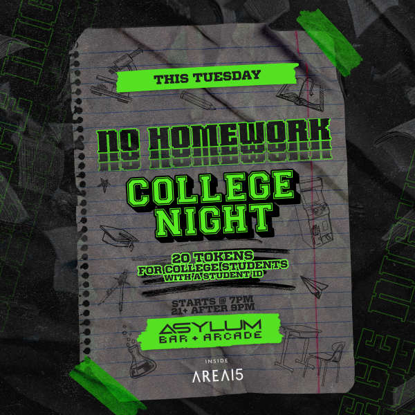 No Homework - College Night