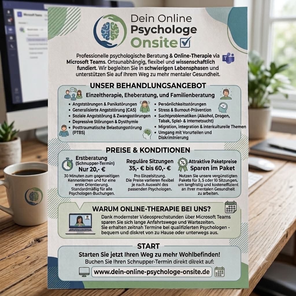 Dein Online Psychologe Onsite in Wuppertal