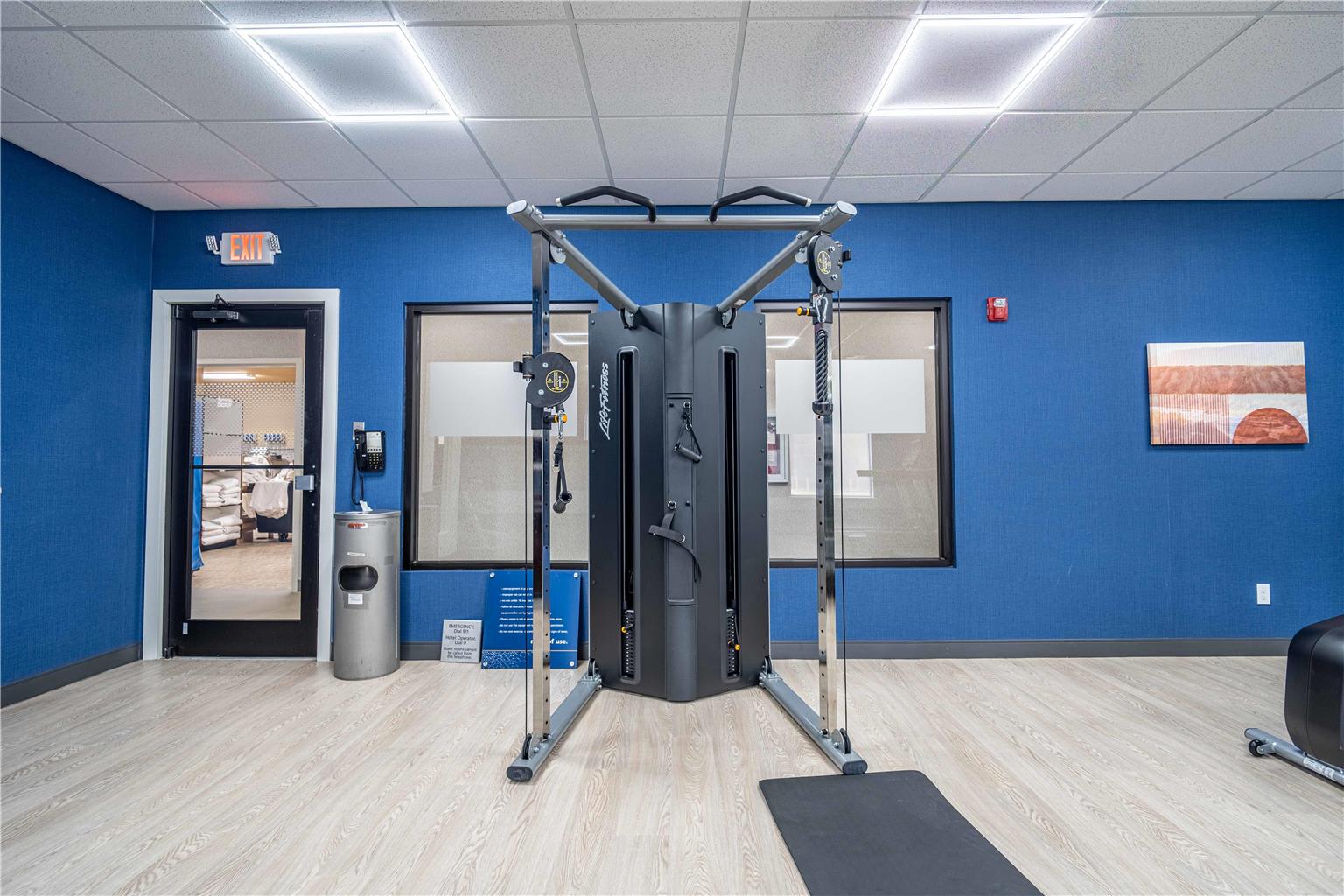 Health club  fitness center  gym 