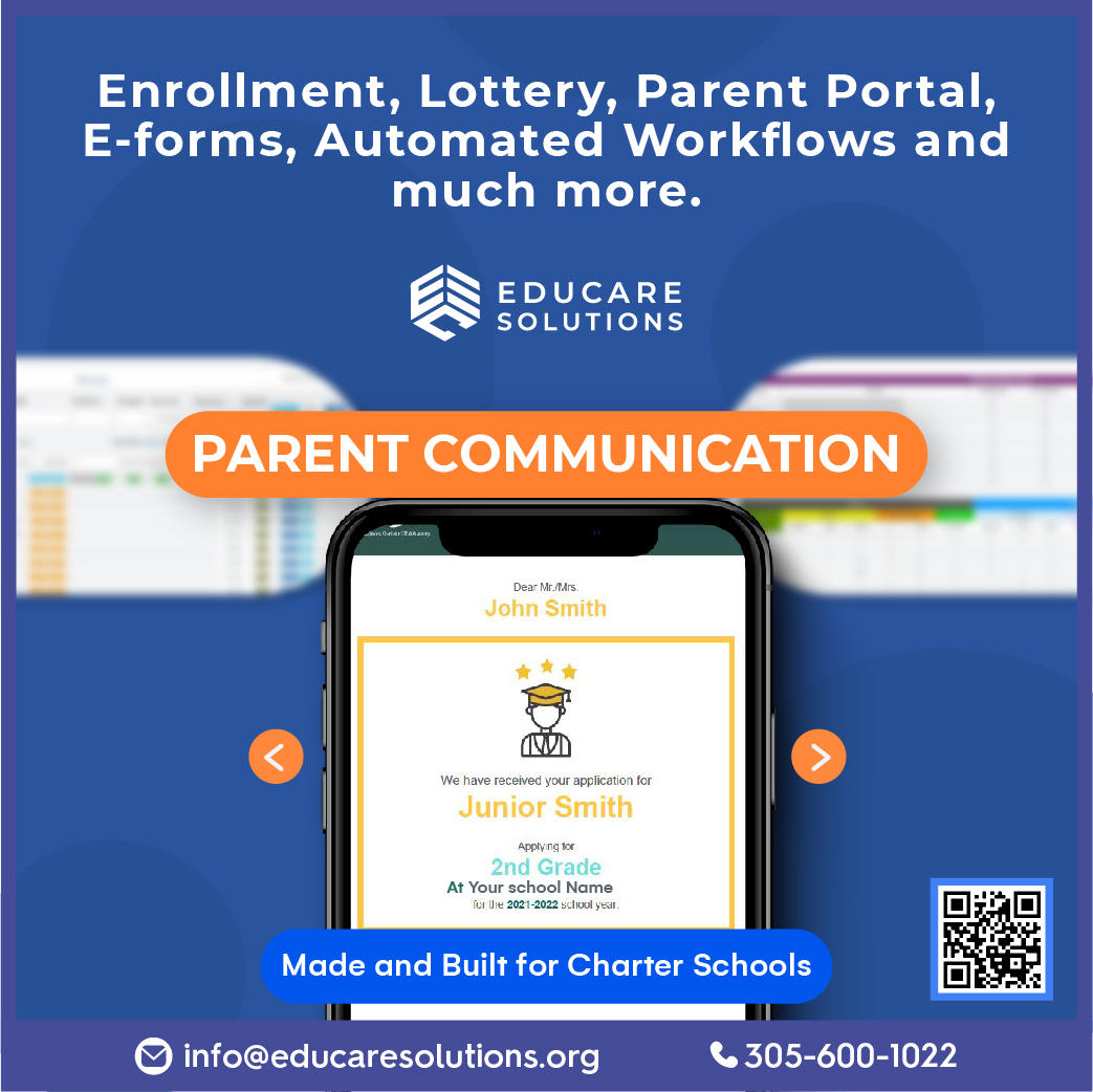 Enrollment, Lottery, Waitlist, automated workflows, Parent Portal, Electronic Registration and much more... Made and Built for Charter Schools and the Century for choice