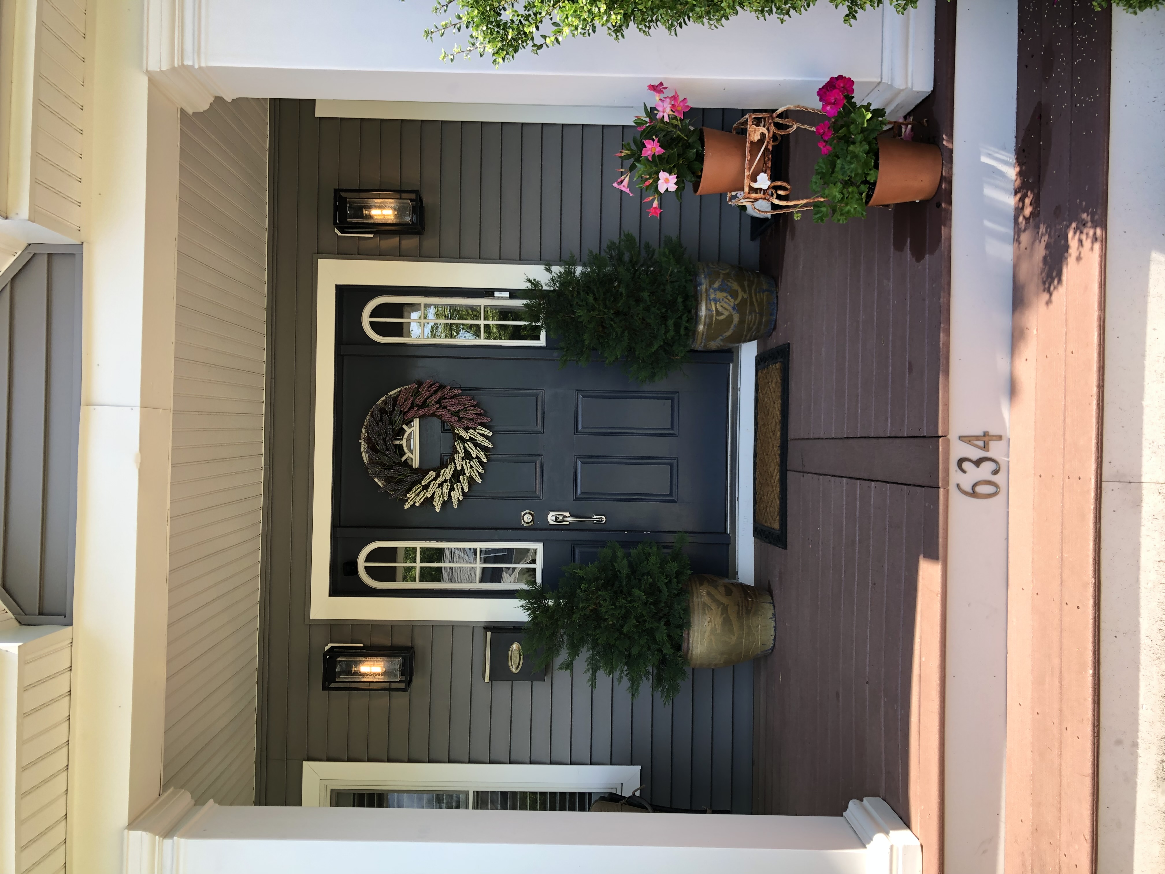 Installed these beautiful Kichler exterior sconces. The LED long bulbs were a touch of elegance!