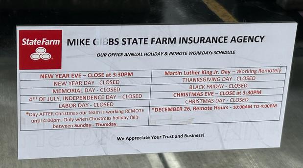 Images Mike Gibbs - State Farm Insurance Agent