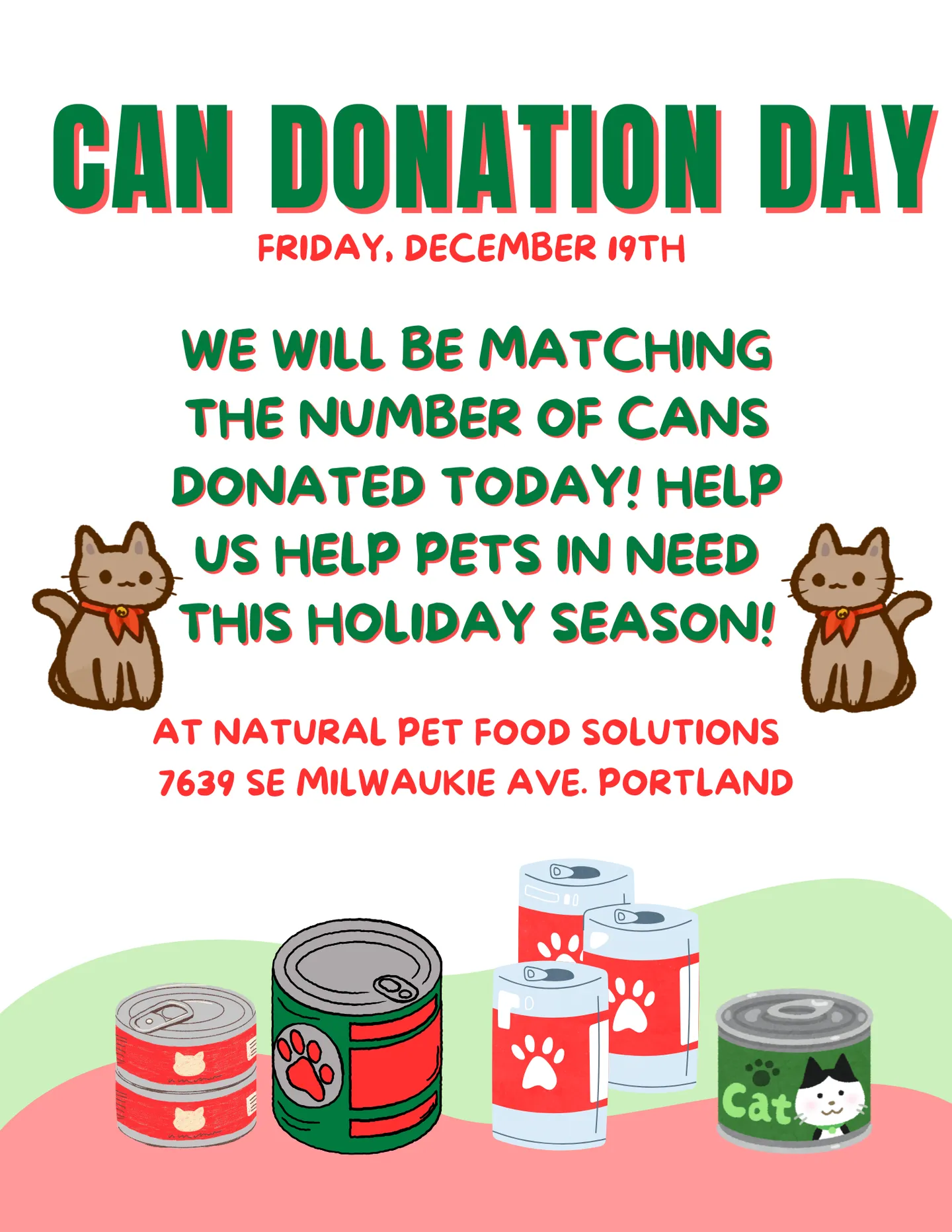 Image of Local Pet Event Can Donation Day! Nearby