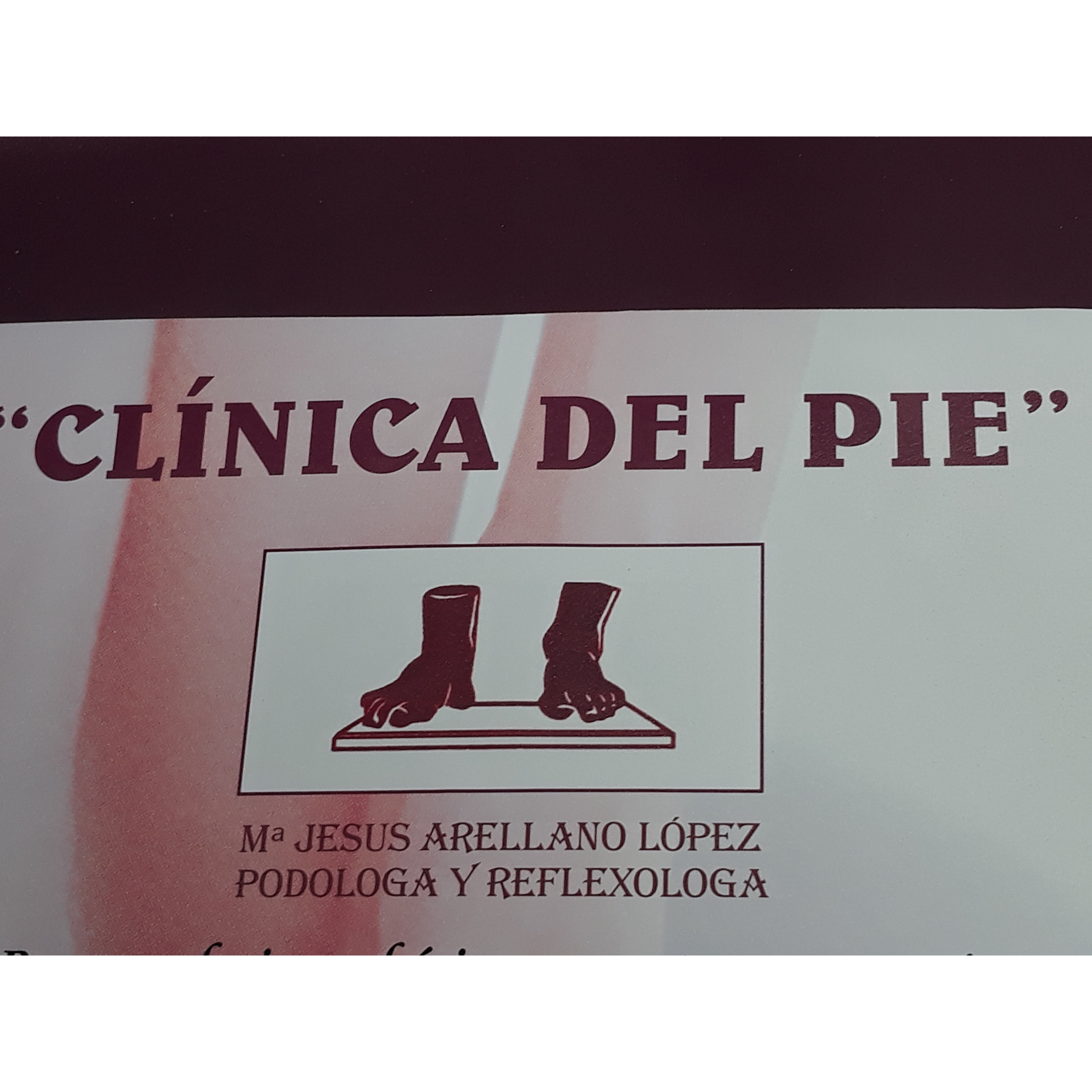 Clínica Del Pie Maria Jesús Arellano López Logo