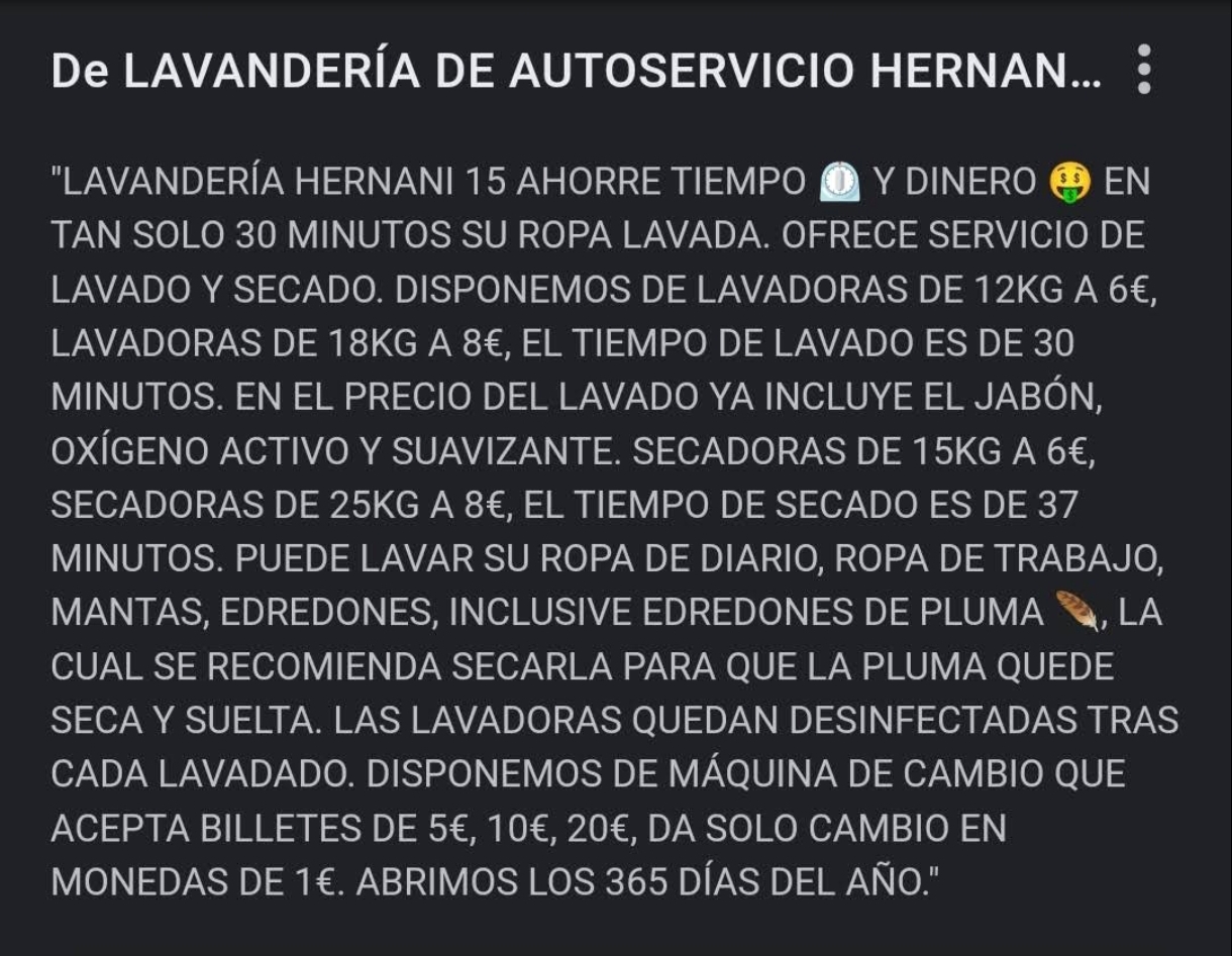 Images Lavandería Autoservicio Hernani 15
