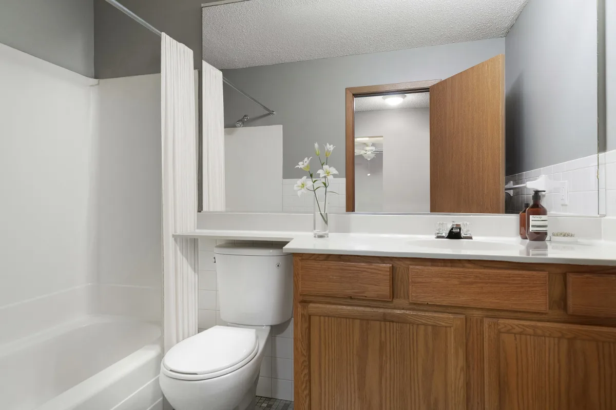 Bathroom at Pebblebrook Flats