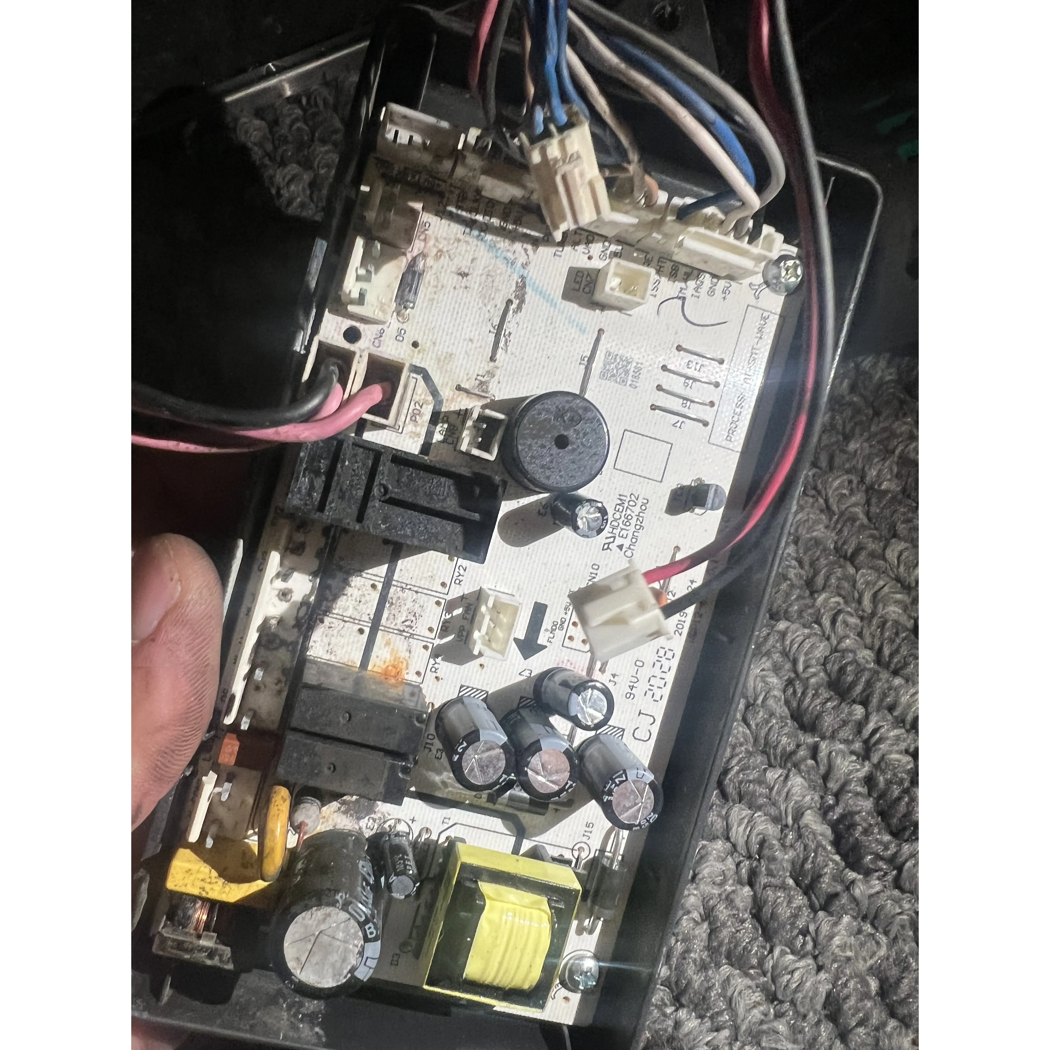 Control board replacement