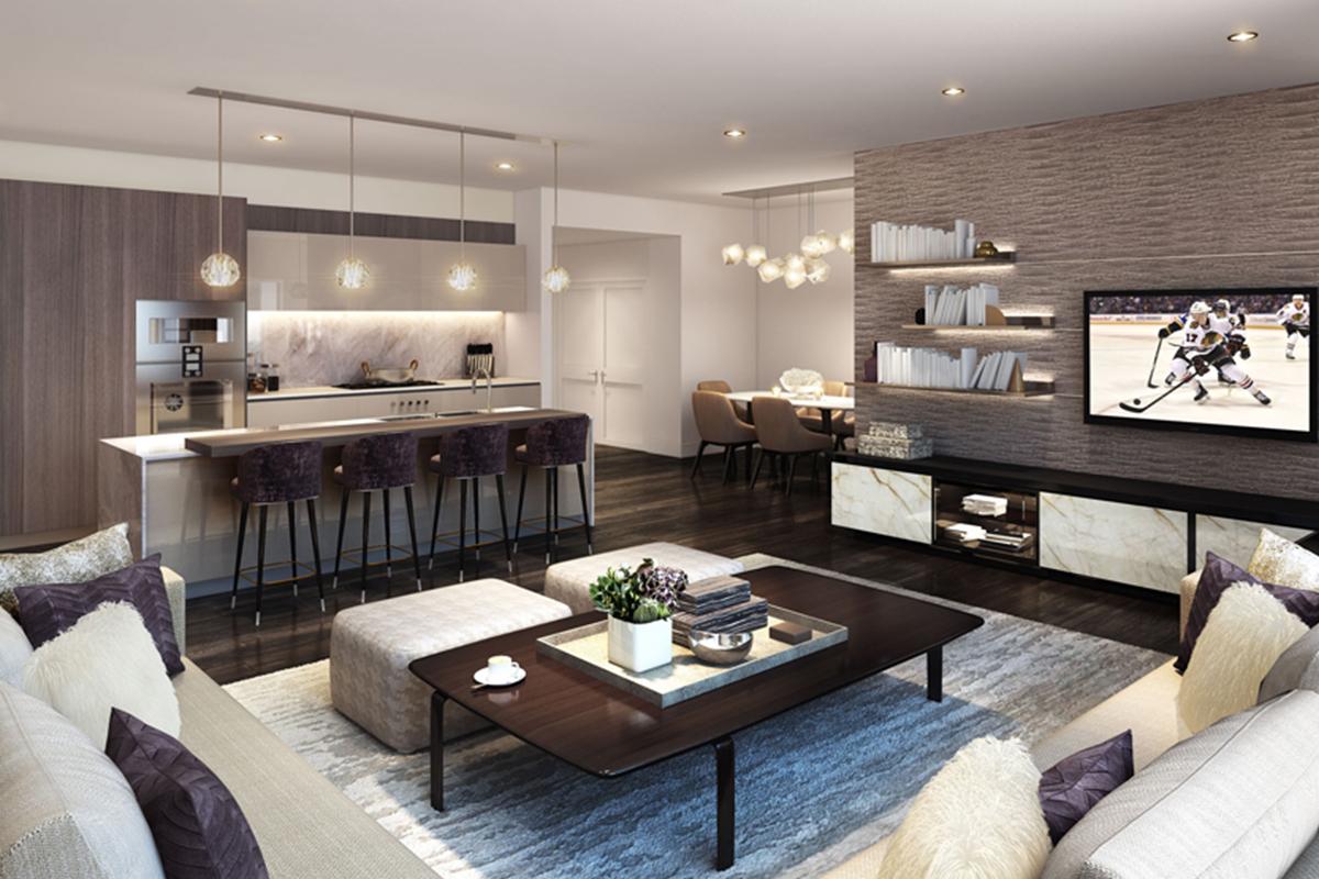 St. Regis Chicago Residence with Warm Neutral Decor